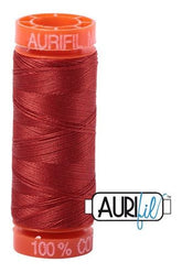 Aurifil Mako 50wt Cotton 200 m 220 yd. spool - 2395 Pumpkin Spice